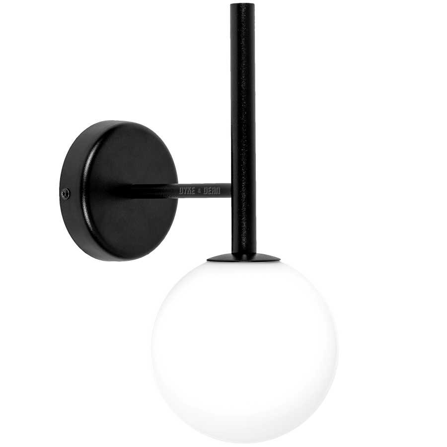 LANTERN GLOBE ROD WALL LIGHT - DYKE & DEAN