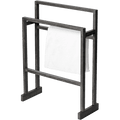 LARGE TOWEL RAIL MEZZA DARK OAK - DYKE & DEAN