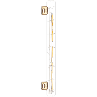 LED FILAMENT TUBE GLASS DOUBLE PEG BULB 8W 300mm - DYKE & DEAN