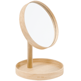 LOOK MAGNIFY MIRROR NATURAL OAK - DYKE & DEAN