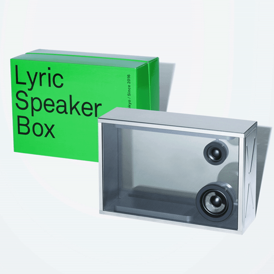 LYRIC SPEAKER BOX - MILITARY SILVER - DYKE & DEAN