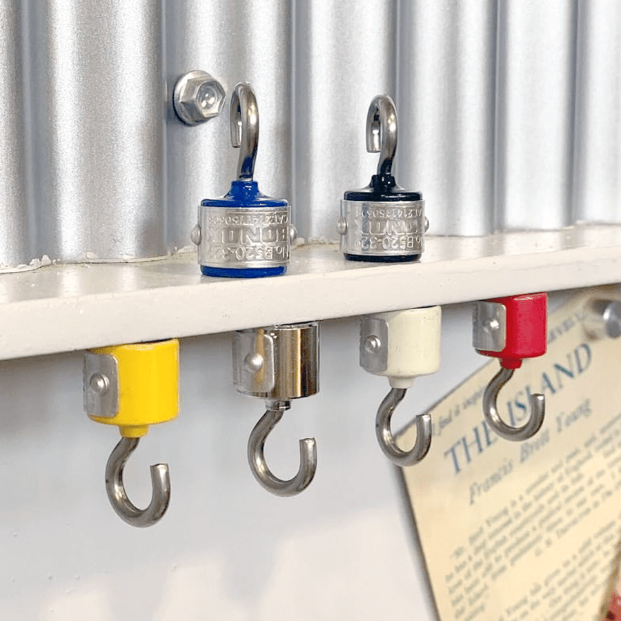 MAGNETIC HOOKS YELLOW - DYKE & DEAN