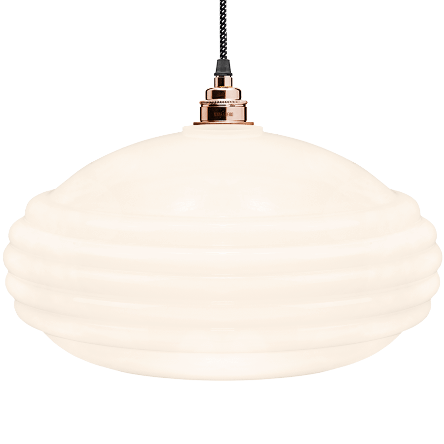 MEMPHIS OPALINE GLASS PENDANT SHADE - DYKE & DEAN