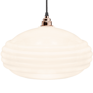 MEMPHIS OPALINE GLASS PENDANT SHADE - DYKE & DEAN