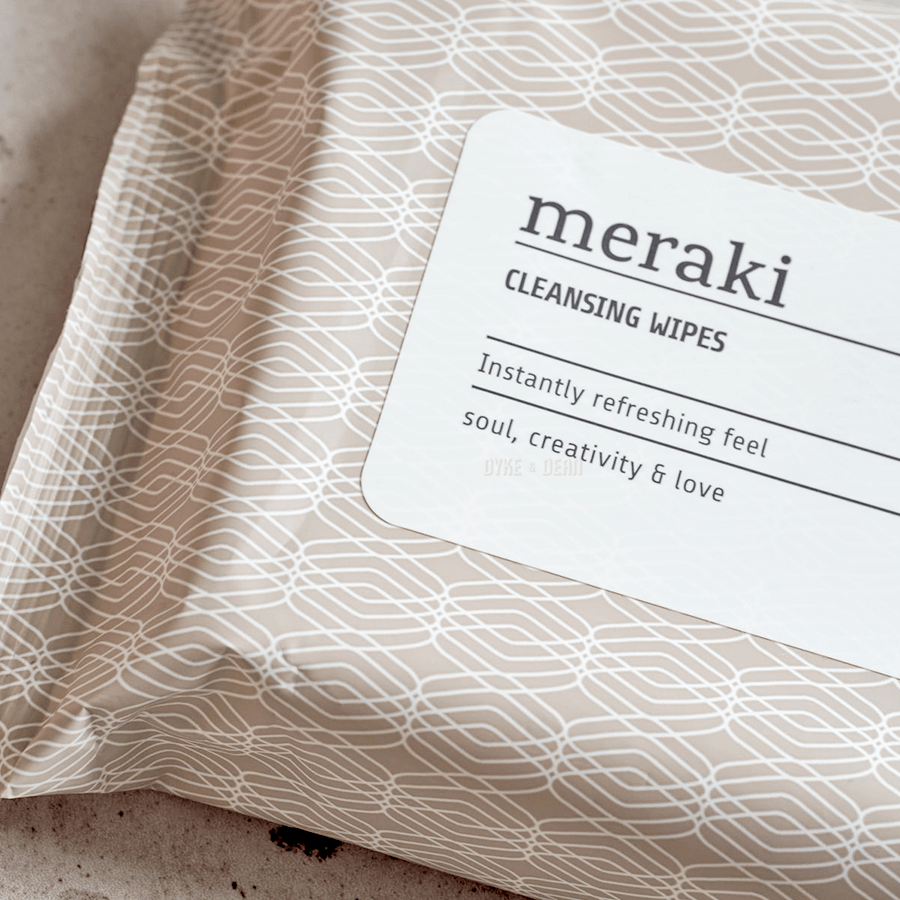 MERAKI REFRESHING CLEANSING WIPES ALOE VERA - DYKE & DEAN