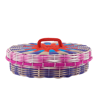 MEXICAN MULTI COLOUR TORTILLA BASKET - DYKE & DEAN