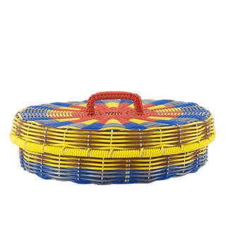 MEXICAN MULTI COLOUR TORTILLA BASKET - DYKE & DEAN