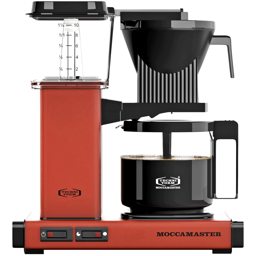 MOCCAMASTER COFFEE BREWER BRICK RED - DYKE & DEAN