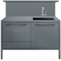 MODULAR KITCHEN UNIT DOUBLE BACK SPLASH - DYKE & DEAN