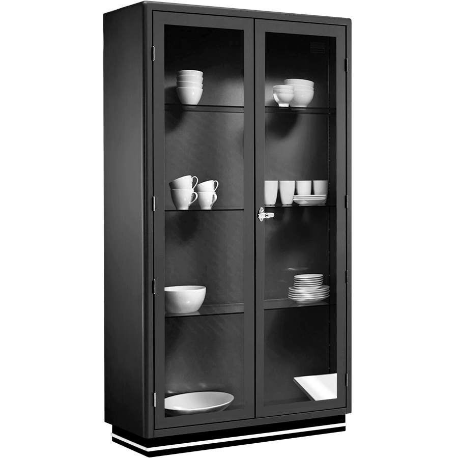 MULLER CLASSIC DOUBLE CABINET ALL GLASS - DYKE & DEAN