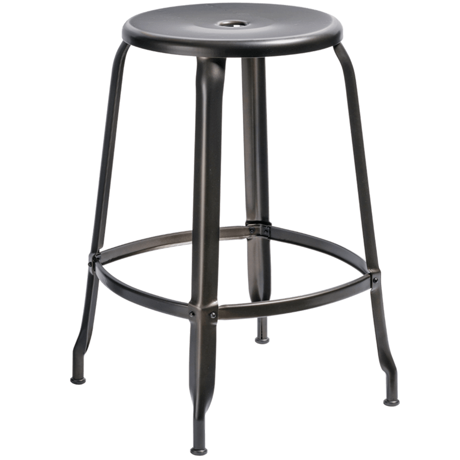 NICOLLE STOOL STEEL 60cm - DYKE & DEAN