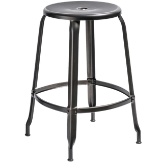 NICOLLE STOOL STEEL 60cm - DYKE & DEAN