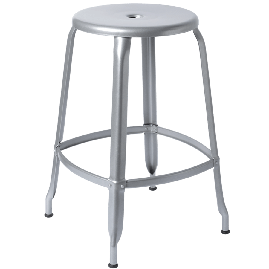 NICOLLE STOOL STEEL 60cm - DYKE & DEAN