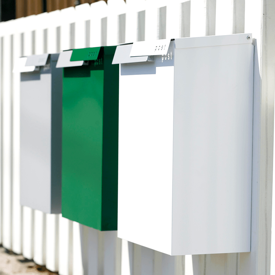 NORWEGIAN DOMESTIC POST BOX WHITE - DYKE & DEAN