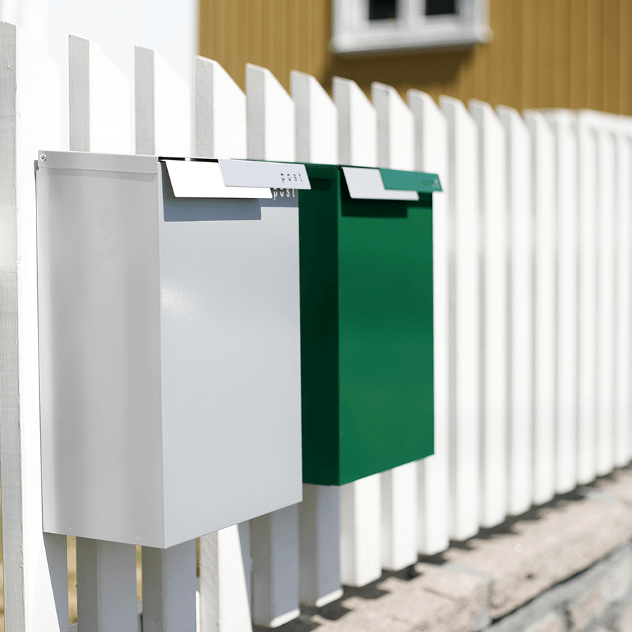 Domastics Box NORWEGIAN DOMESTIC POST BOX WHITE - DYKE & DEAN