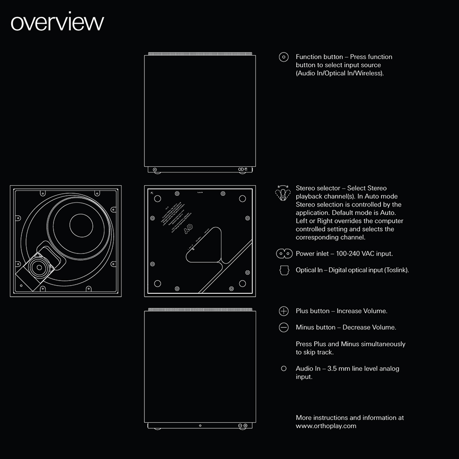 OD-11 SPEAKER BLACK - DYKE & DEAN