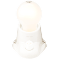 OFF WHITE LIGHT SWITCHED CERAMIC FIXED SOCKET LAMP - DYKE & DEAN