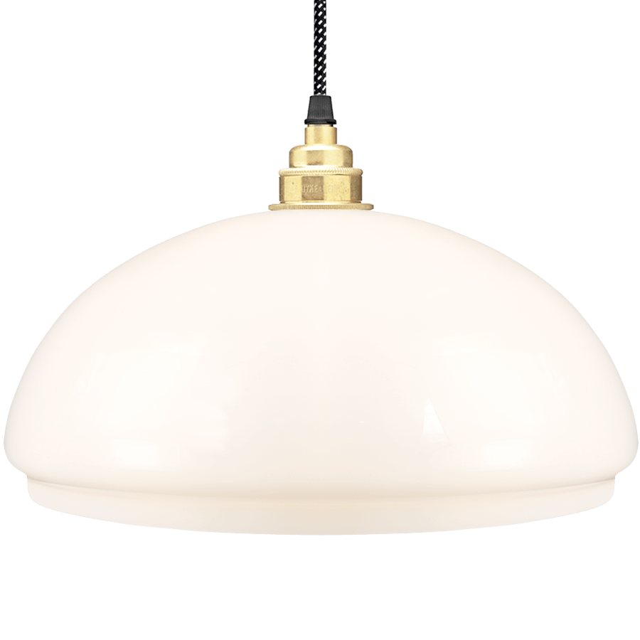 OPAL GLASS DOME LAMP SHADE MEDIUM - DYKE & DEAN