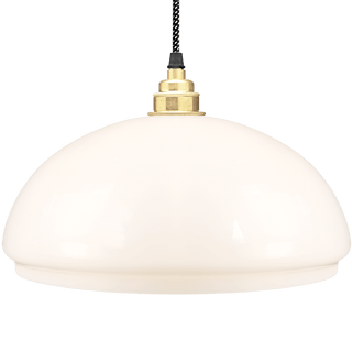 OPAL GLASS DOME LAMP SHADE MEDIUM - DYKE & DEAN