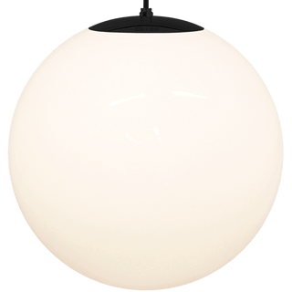 OPAL GLOBE PENDANT BLACK 600mm - DYKE & DEAN