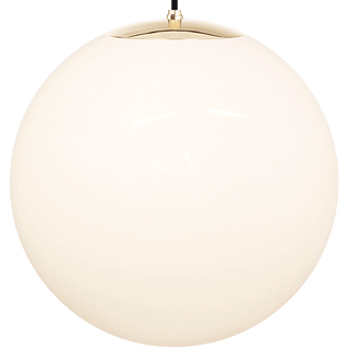 OPAL GLOBE PENDANT BRASS 600mm - DYKE & DEAN