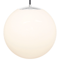 OPAL GLOBE PENDANT CHROME 500mm - DYKE & DEAN