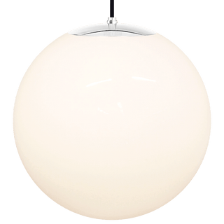 OPAL GLOBE PENDANT CHROME 500mm - DYKE & DEAN