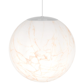 OPAL MARBLE GLOBE CORAL PENDANT 300mm - DYKE & DEAN