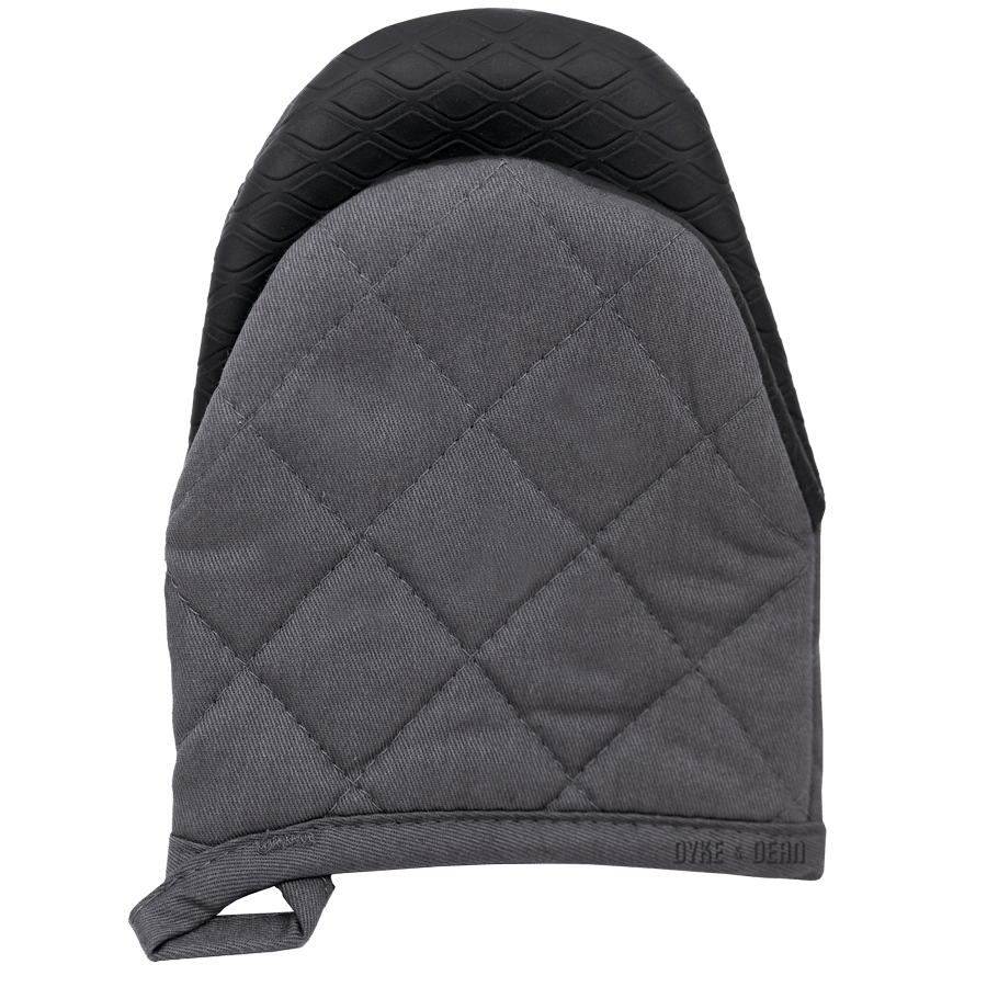 OVEN MITT DARK GREY - DYKE & DEAN