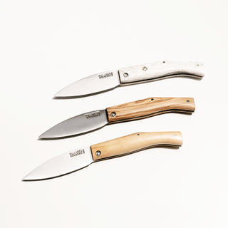 PALLARES BUSA WOOD FOLDING POCKET KNIFE 8cm - DYKE & DEAN
