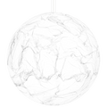 PAPER MOON PENDANT OPAL POLY 400MM - DYKE & DEAN
