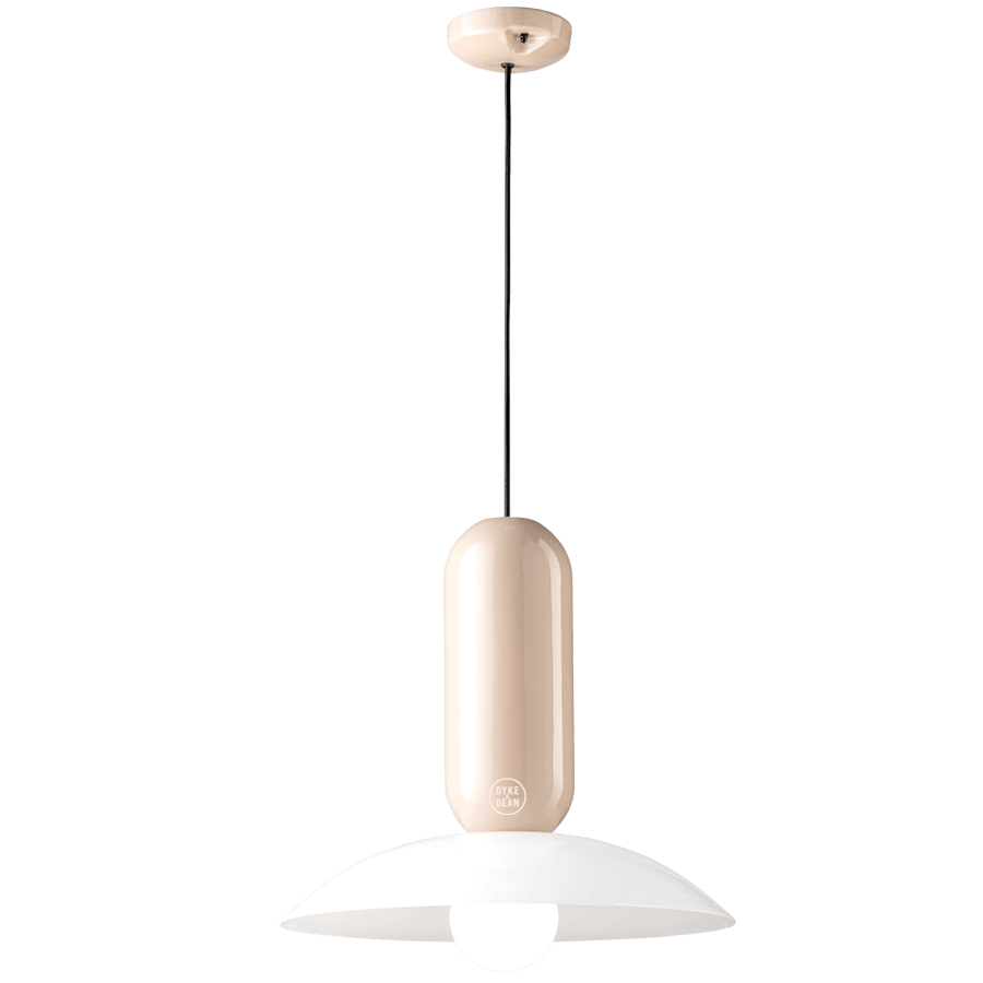 PAU CERAMIC GLASS PENDANT SHADE LAMP - DYKE & DEAN