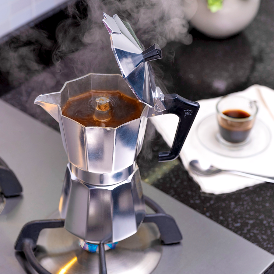 Pedrini Coffee Maker 6 Cups Anthracite - LCV Designs & Decor