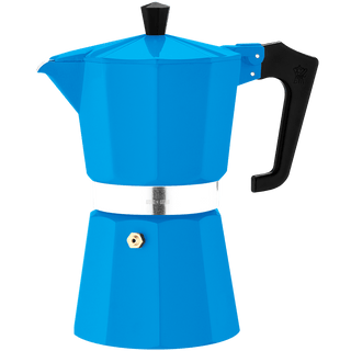 PEZZETTI ESPRESSO COFFEE MAKER BLUE 6 CUP - DYKE & DEAN