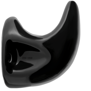 PORCELAIN TUSK WALL HOOK BLACK - DYKE & DEAN