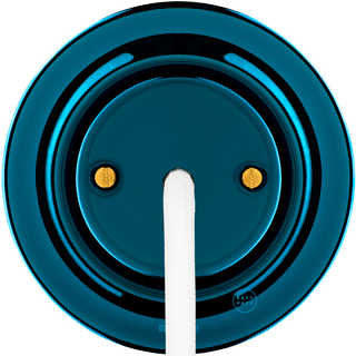 PORCELAIN WALL CABLE GLAND SOCKET DARK BLUE - DYKE & DEAN