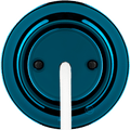 PORCELAIN WALL CABLE GLAND SOCKET DARK BLUE - DYKE & DEAN