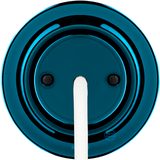 PORCELAIN WALL CABLE GLAND SOCKET DARK BLUE - DYKE & DEAN
