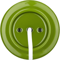 PORCELAIN WALL CABLE GLAND SOCKET GREEN - DYKE & DEAN