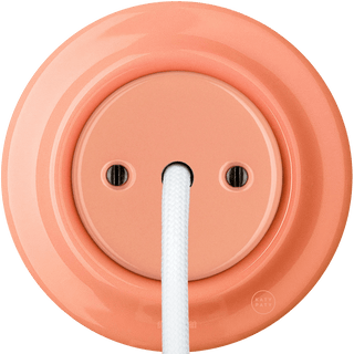 PORCELAIN WALL CABLE GLAND SOCKET SALMON - DYKE & DEAN