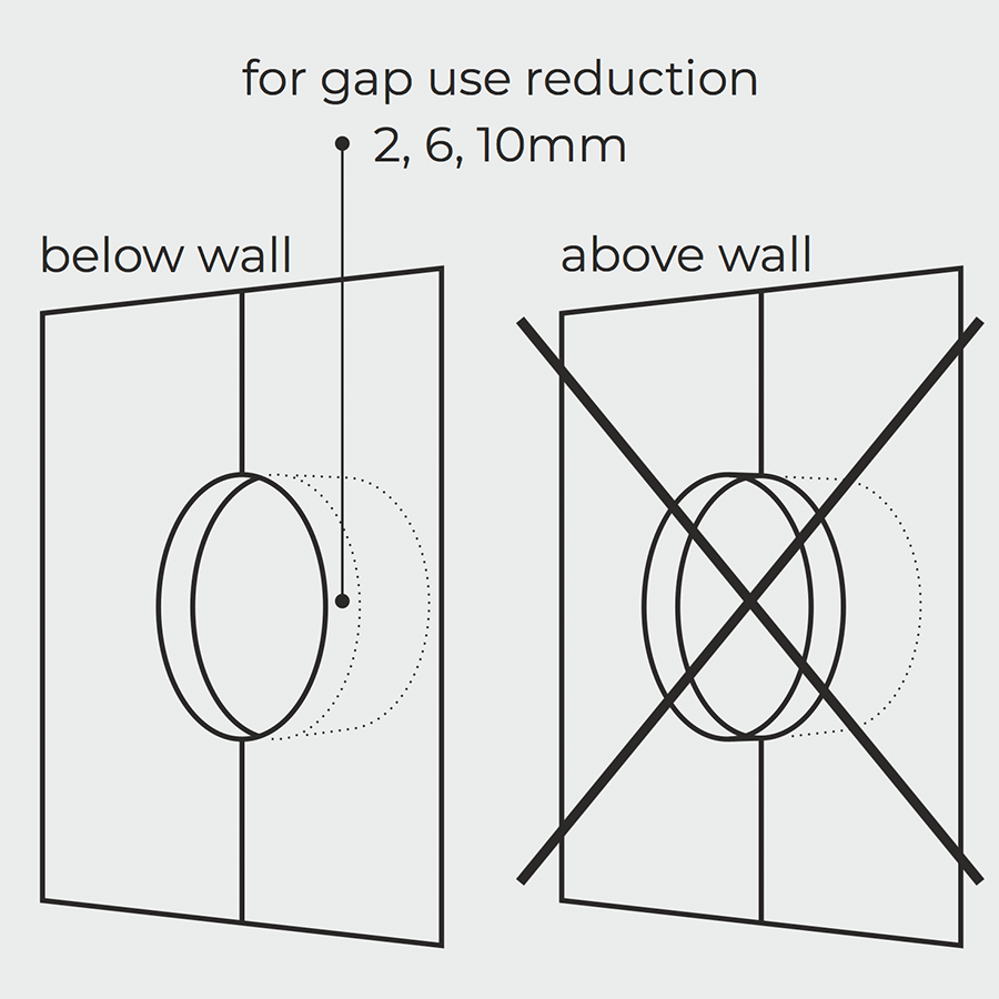 PORCELAIN WALL CABLE MOTION SENSOR GREEN - DYKE & DEAN