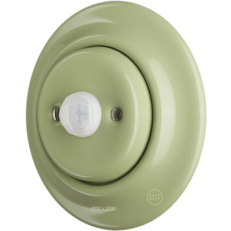 PORCELAIN WALL CABLE MOTION SENSOR MOSS GREEN - DYKE & DEAN