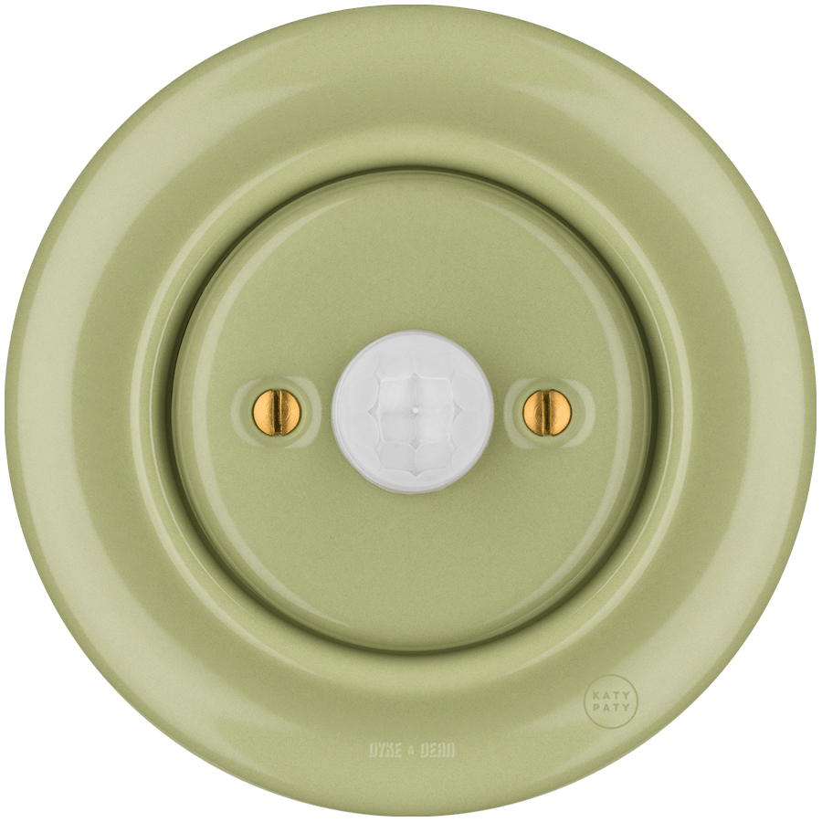 PORCELAIN WALL CABLE MOTION SENSOR MOSS GREEN - DYKE & DEAN