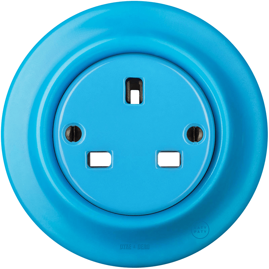 PORCELAIN WALL SOCKET AZURE UK - DYKE & DEAN