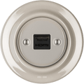 PORCELAIN WALL SOCKET CAPPUCINO HDMI - DYKE & DEAN