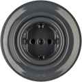 PORCELAIN WALL SOCKET DARK GREY SCHUKO - DYKE & DEAN