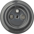 PORCELAIN WALL SOCKET DARK GREY TV ANTENNA - DYKE & DEAN