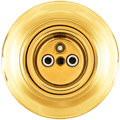 PORCELAIN WALL SOCKET GOLD - DYKE & DEAN