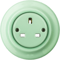 PORCELAIN WALL SOCKET MINT UK - DYKE & DEAN