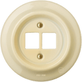 PORCELAIN WALL SOCKET VANILLA PC/USB - DYKE & DEAN